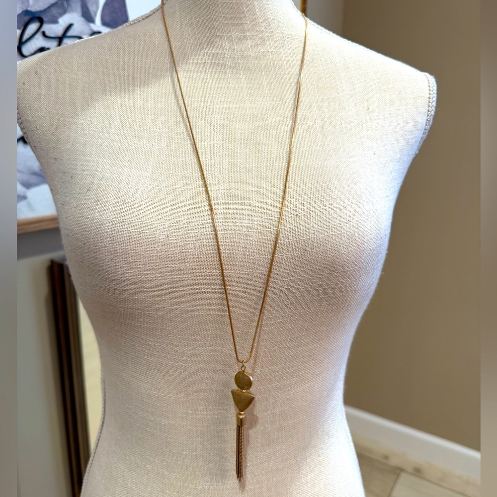 5 for $30 NWT! UNIVERSAL THREAD Gold Chain and Tassel Pendant Necklace